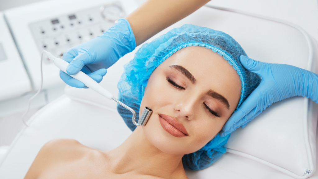 Historia de Instagram Estética Limpieza Facial Skincare Moderno Violeta (Sitio web)